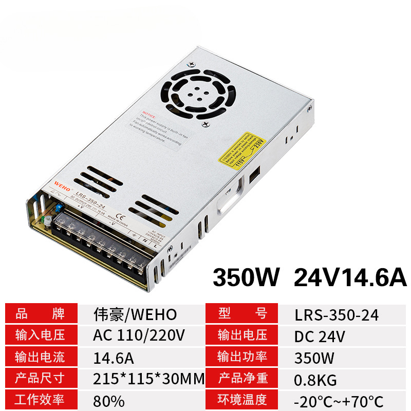 LRS Weihao 12V transformador de alimentación de conmutación 220V 24V motor DC controlado por la industria de monitoreo de seguridad controlador de acceso image 23