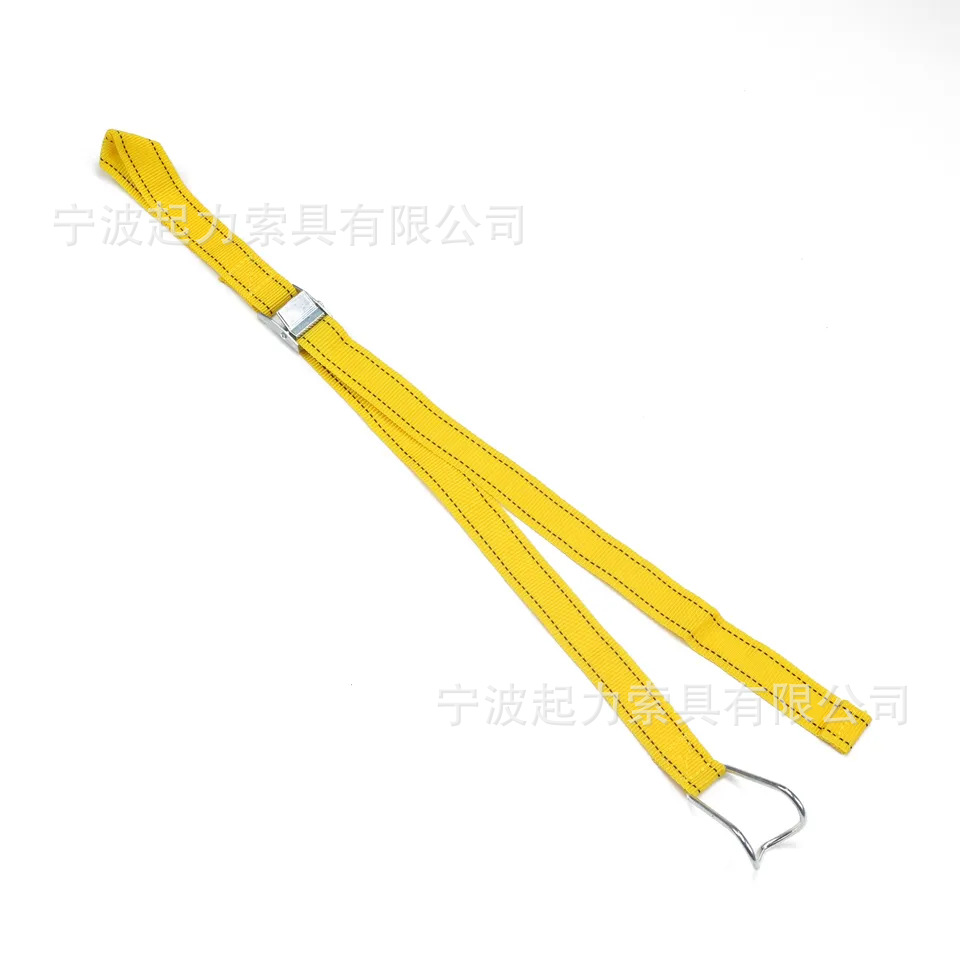 1 英寸迷你黄色棘轮绑扎货物捆绑 U 型锁带