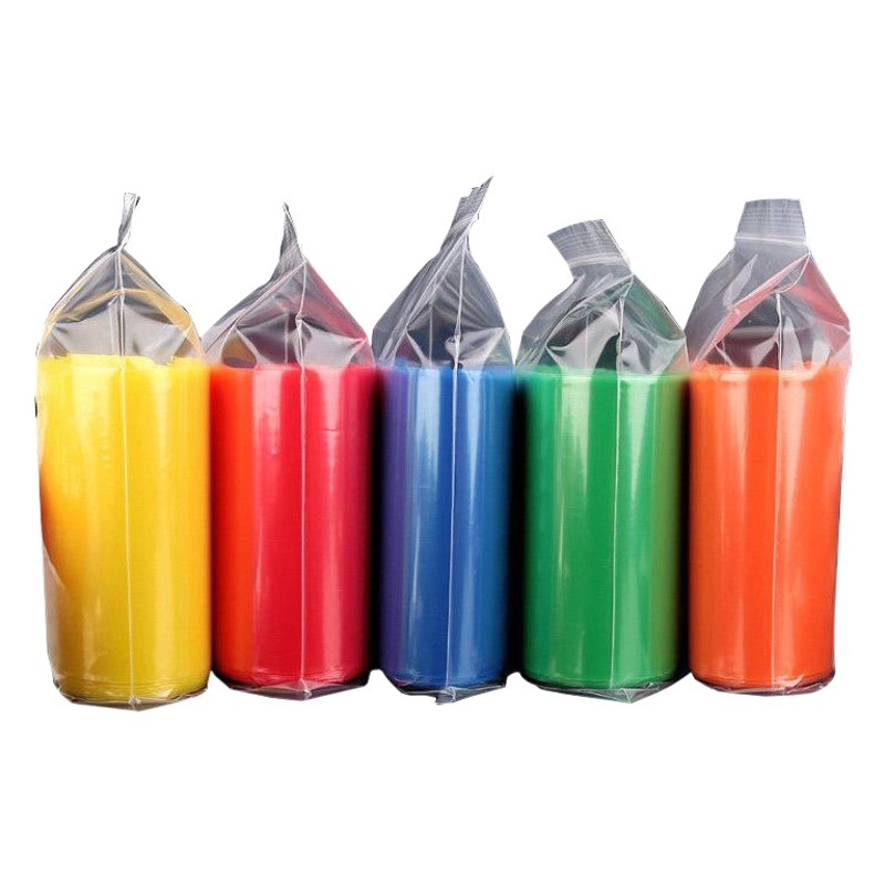 Engrosada Rojo Negro amarillo azul verde naranja color tamaño pequeño ziplock bolsa de bolsillo sellado joyería mini bolsa de cadena de embalaje de hardware