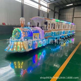Outdoor Internet Celebrity New Scenic Spot Sightseeing Railless Train Amusement Equipment Shopping Mall Scenic Spot Children's Sightseeing Train
