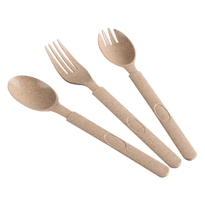 Disposable spoon takeaway tableware wholesale American knife and fork spoon suit dessert spoon soup spoon light spaghetti salad fork
