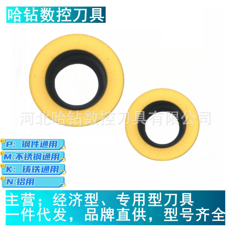 R5/R6/R4数控圆形铣刀片RPMW1003MO RPMT1204MO钢件刀粒DP5320