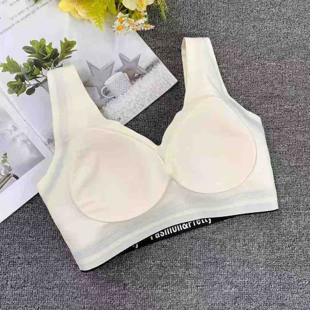 337 # ropa interior deportiva de látex mujer antichoque corrida anti-caída chaleco de verano delgado chaleco de belleza integral sin marcas image 5