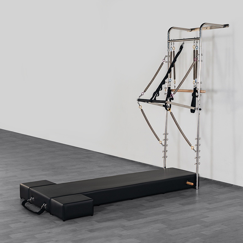 Equipo de Pilates Comercial para Estudio de Yoga, Juego de Cinco Piezas, Equipo de Fitness, Cama de Pilates Reformer Silenciosa de Aleación de Aluminio