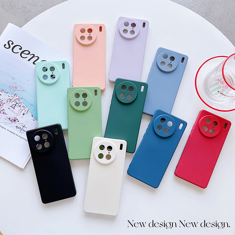 Vivo Magic Cube Liquid Silicone Phone Case Suitable for X300Pro Phone Case Vivos30 Full Coverage Cross-Border Phone Case