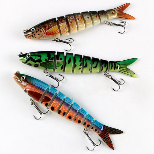20g squid lure multi-section fish bionic eight-section lure bait broken section hard bait fishing gear manufacturer