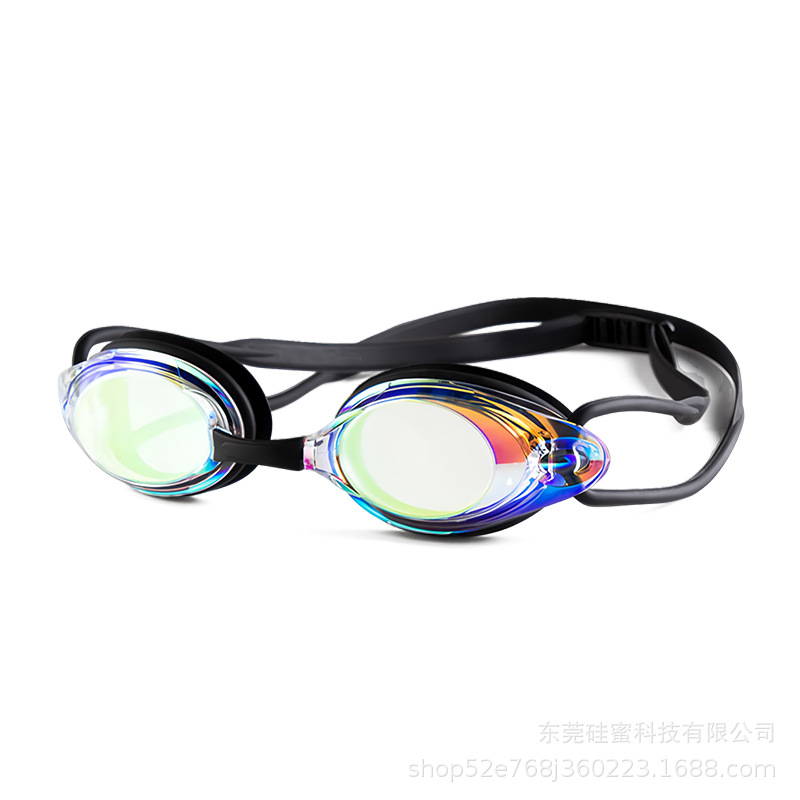 亚马逊专供Racing goggles swimming goggles高清防雾游泳镜批发