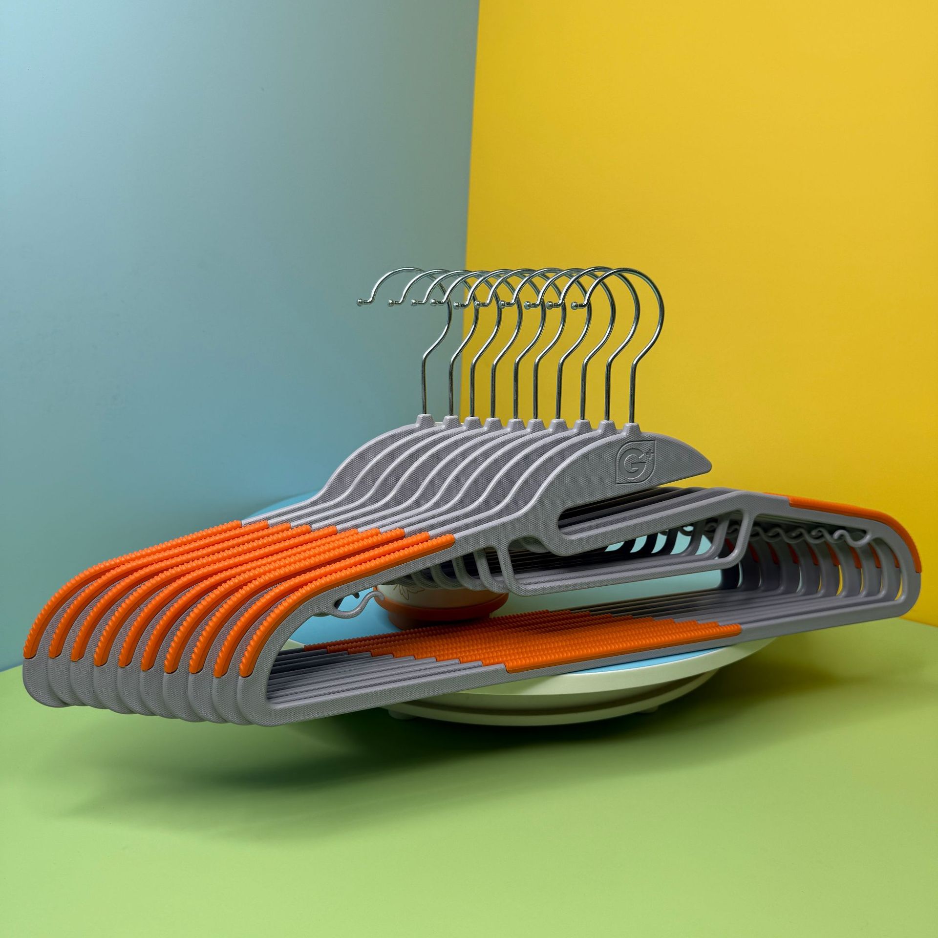 [리얼샷 G+그레이+스트라이프+오렌지]