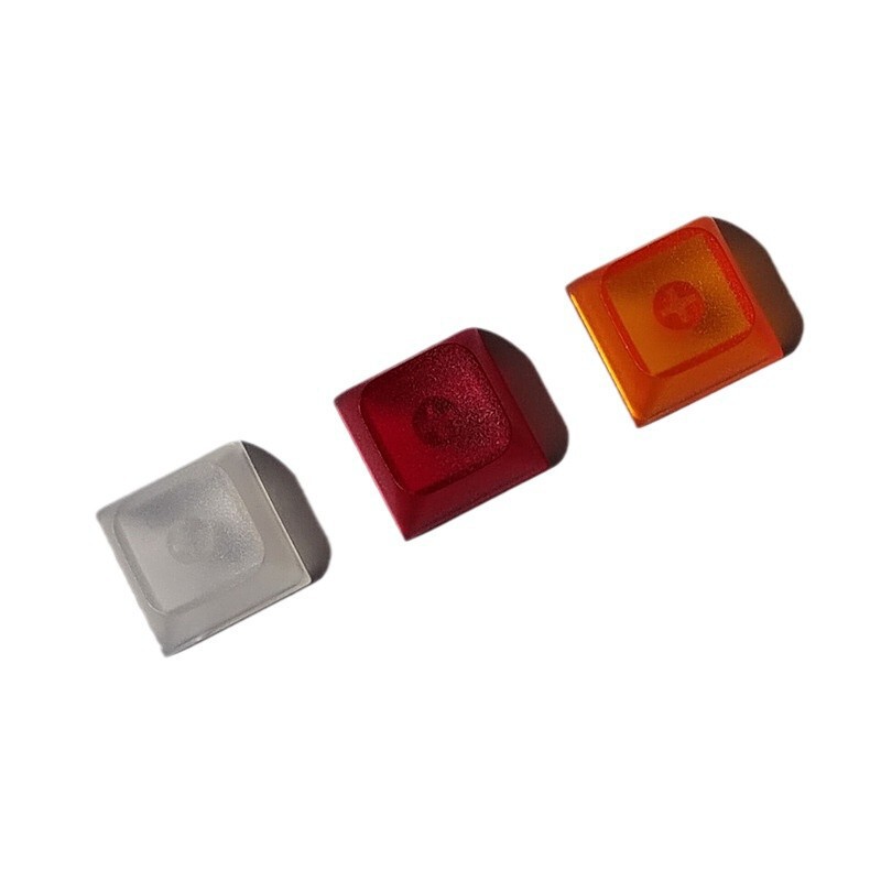 PC material xda2 height 9.3mm surface frosted grain texture cross chrysanthemum mechanical keyboard transparent key cap
