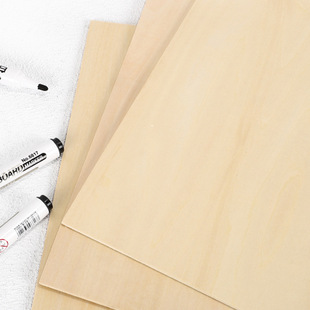 Basswood 3mm multi-layer board laser engraving stamping plywood wholesale sheet linden plywood plywood toy X20