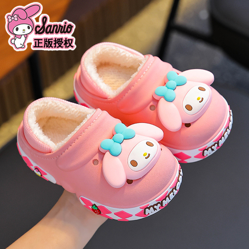 Sanliou zapatillas de algodón de invierno para niños, niños y niñas, calentamiento, bolsas de algodón para niños y medianos, bolsas de zapatos de algodón para niños