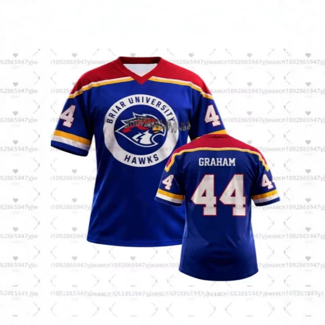 2026 Breville University Jersey Campus Graham T-Shirt Short Sleeve Men's and Women's Cosplay T-Shirt Short Sleeve
