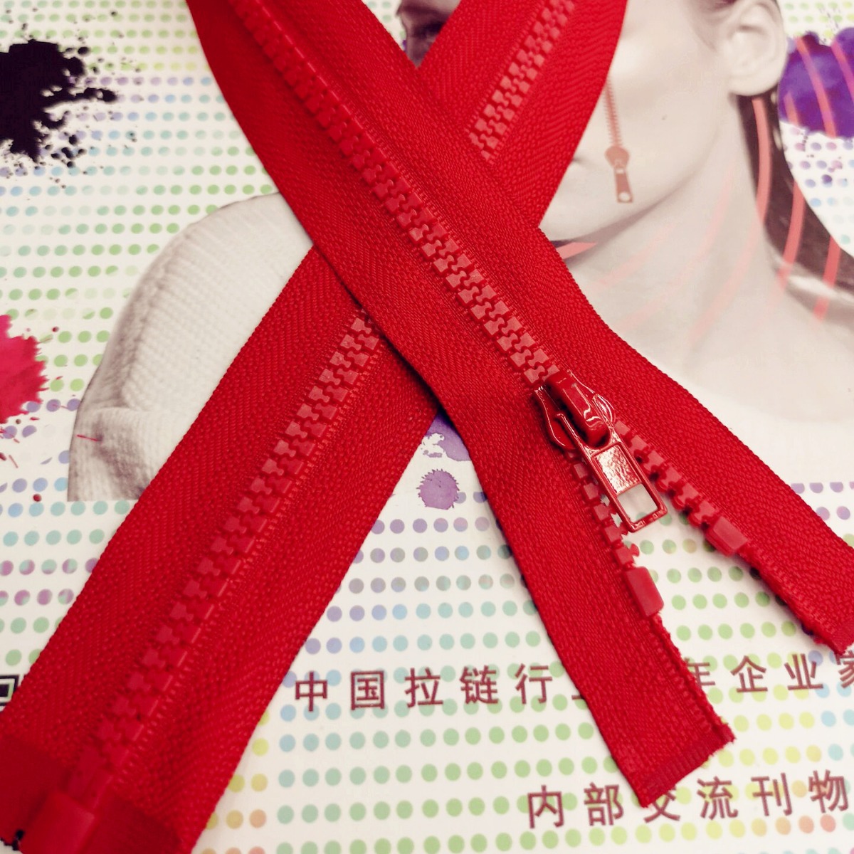 5号8号树脂硬料拉链 运动服羽绒服瑜伽服防晒服用上衣拉链