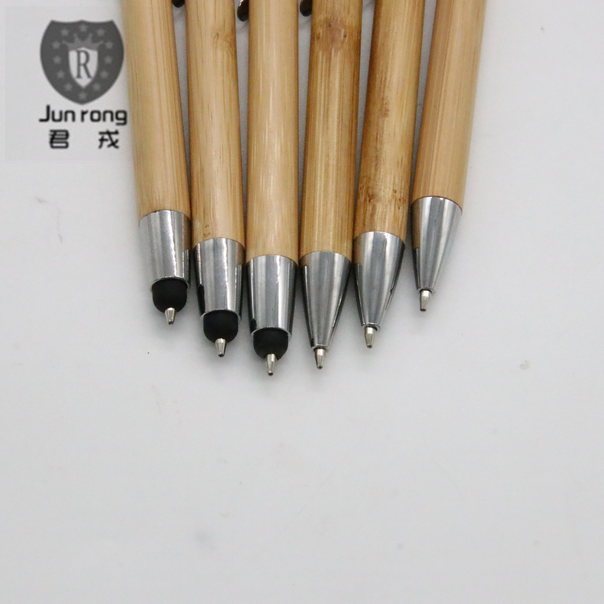 Prensa de bambú pluma táctil medio aceite recarga en stock fabricante diseño LOGO