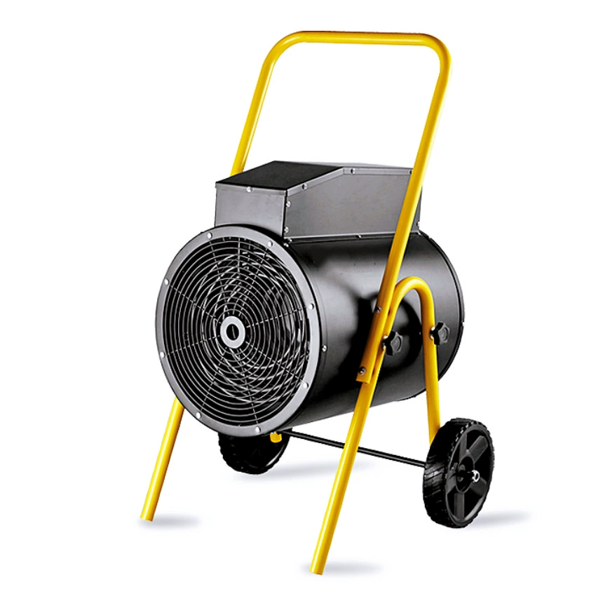 Промышленный электрический обогреватель 380В 9кВт/15кВт/30кВт, тепловентилятор для стройплощадок, электрический тепловентилятор, тепловая пушка