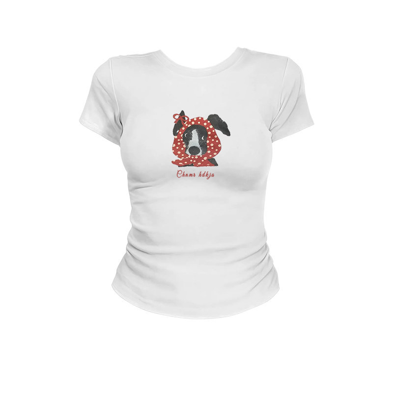 Korean-Style Black Pure Cotton Short-Sleeve T-Shirt for Women, 2026 Summer New Slim-Fit Flattering Base Shirt, Unique Short Top Korean-Style Black Pure Cotton Short-Sleeve T-Shirt for Women, 2026 Summer New Slim-Fit Flattering Base Shirt, Unique Short Top