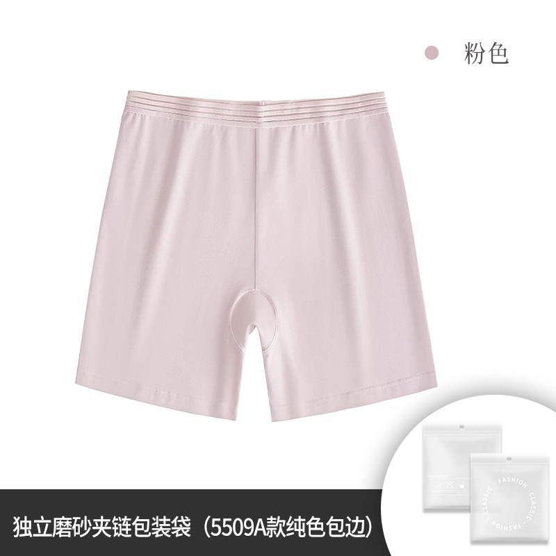 60 algodón Mo mezclado de verano de encaje de las mujeres del vientre de contracción de la cadera de elevación delgada desnuda bottoming anti-curling pantalones de seguridad