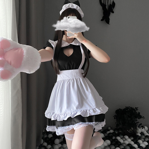 Sexy lingerie two-dimensional sexy maid role-playing Lolita maid suit cosplay uniform temptation