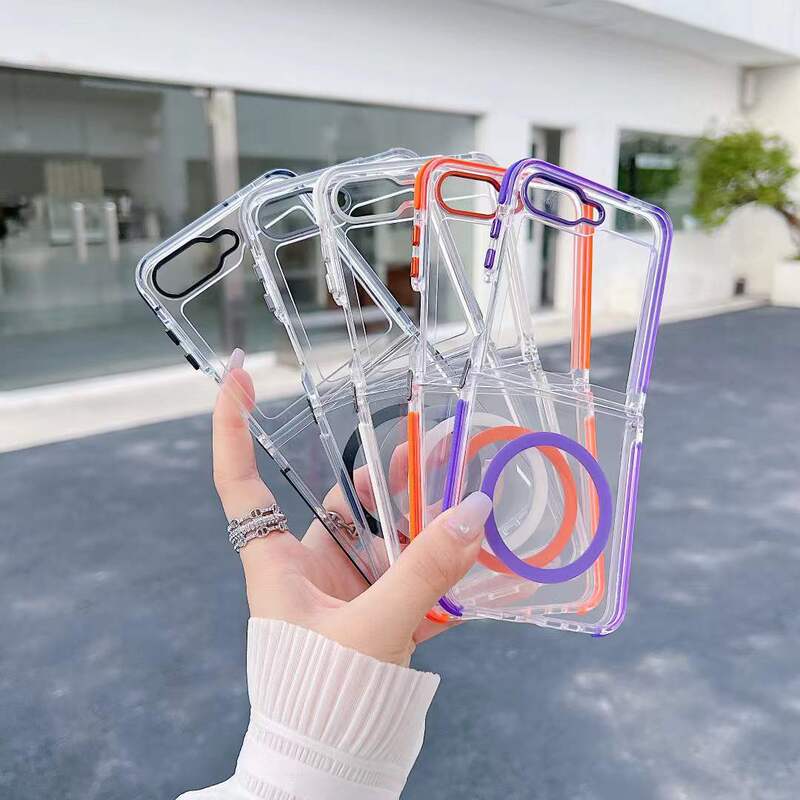 跨境适用三星Z Fold7折叠透明磁吸手机壳GalaxyZ Flip7防摔保护套|undefined