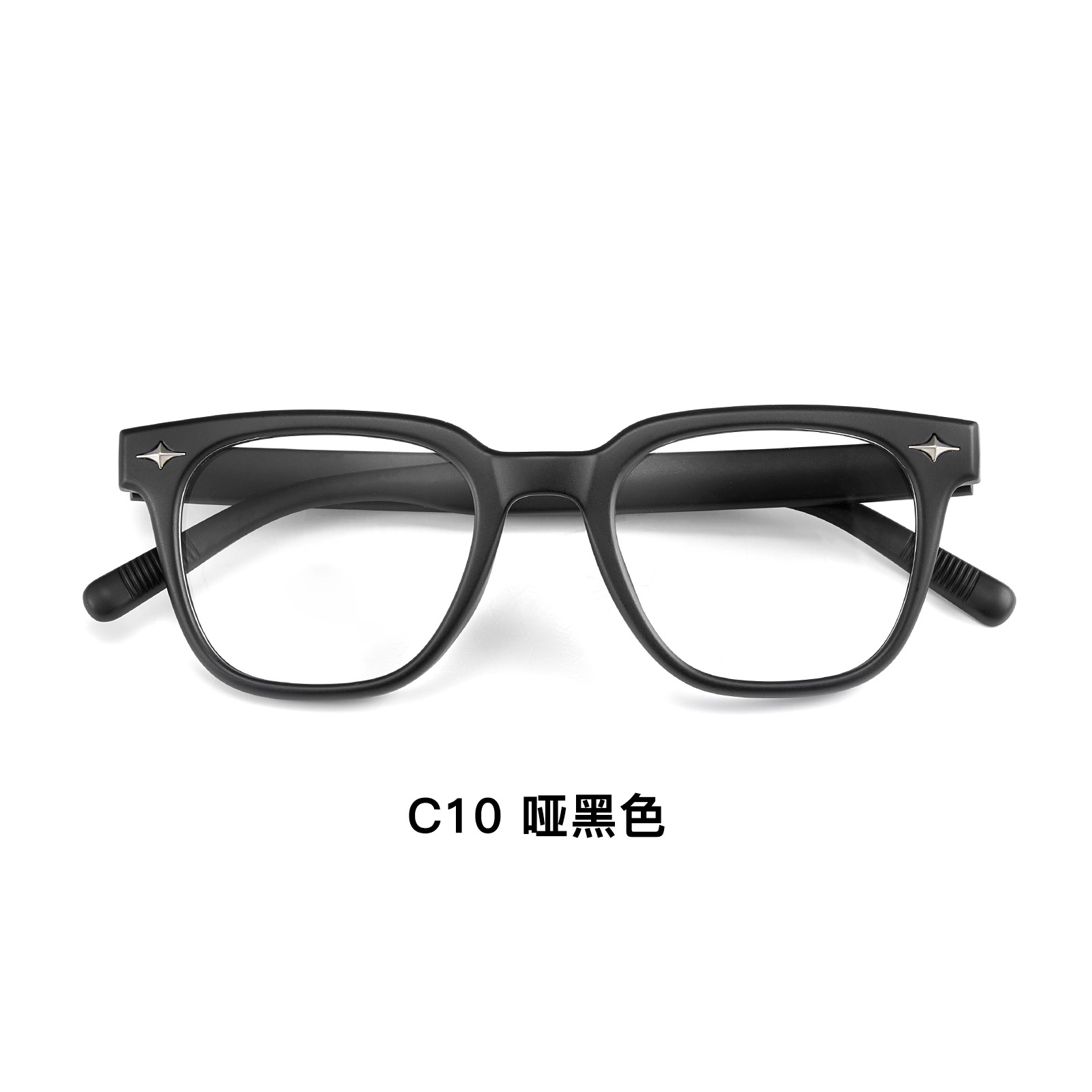 GM es el mismo yuanqi pequeño marco negro red TR anti-luz azul plano marco de gafas en una base de nariz no comprime la nariz Danyang gafas