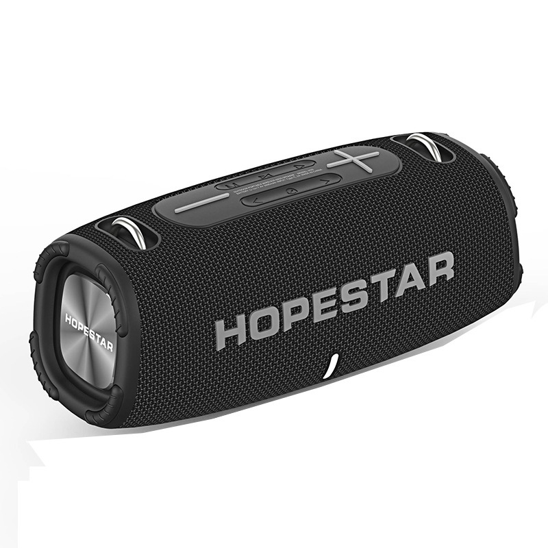 HOPESTAR H50 アウトドアポータブルワイヤレスBluetoothスピーカー 大出力デュアルスピーカー 大音量 ハンドストラップ付き FMラジオ搭載|undefined