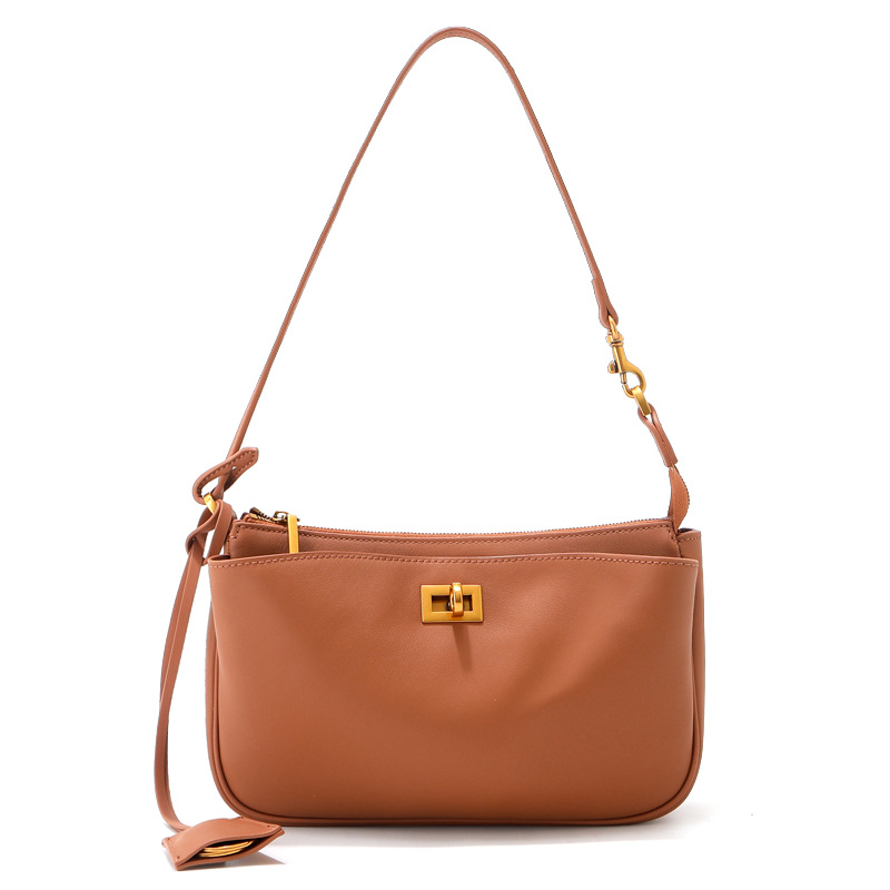 Rodeo Women's Underarm Bag Genuine Top Grain Cowhide Leather Mahjong Bag Luxury Crossbody Commuter Handbag Shoulder Bag - Thumbnail 7