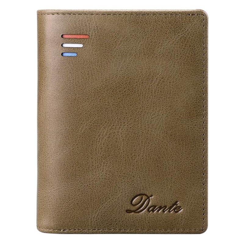 Dandy RFID anti-theft brush wallet men's leather short zipper cross-border Japan Amazon first layer cowhide wholesale