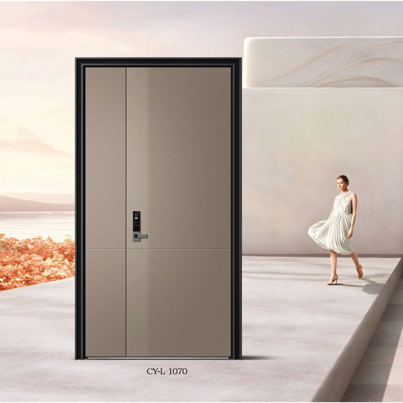 Anti-Theft Door, Entrance Door, Household Classy Finely Carved Cast Aluminum Door, Mother-In-Law Door, Rural Self-Built House, Courtyard Villa Customization