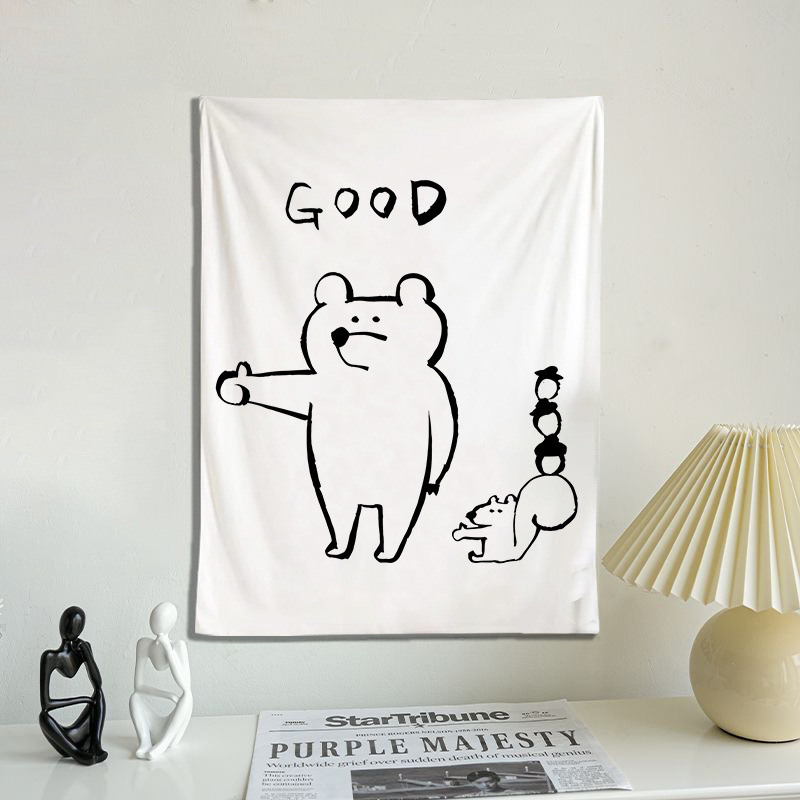 Inswind pintura de líneas artística colgar tela dormitorio sala de estar pared sofá decoración tela de fondo de alquiler transformación