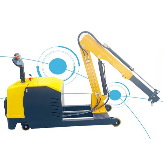 普尔夫小吊机电动防爆电动吊车液压配重单臂吊旋转移动升降起重机