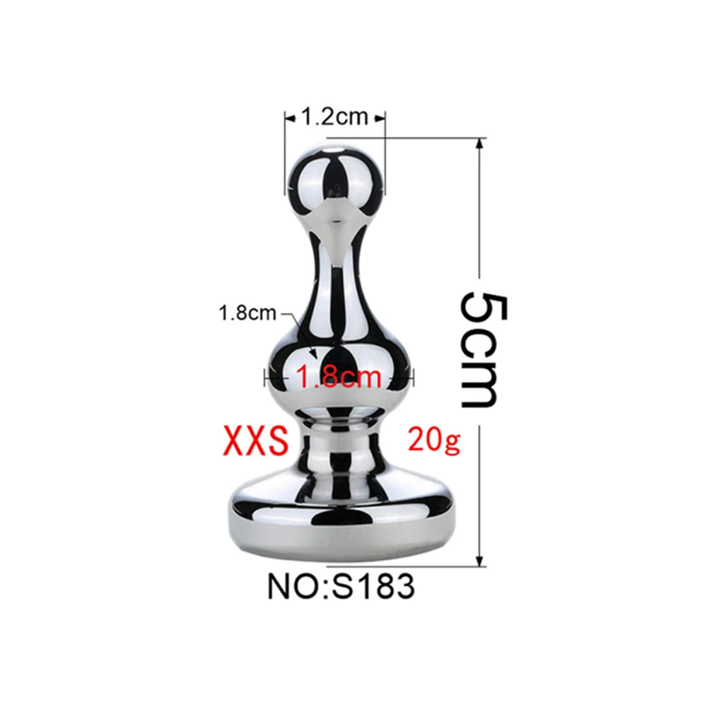 Detachable Anal Plug Heads, Silicone & Metal Options, Multiple Shapes and Sizes