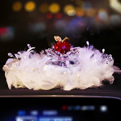 Perfplant seat – Elegant Elegant Center Console - choose-diamond-apple-red-star-feather-pad-perfume