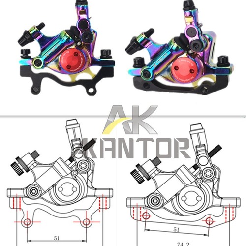 ZOOM mountain bike line oil brake road oil disc hydraulic disc brake electric folding bike HB100 caliper