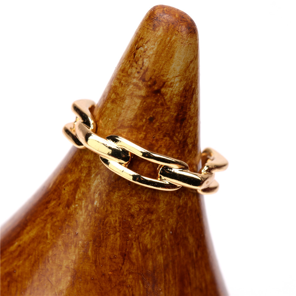 simple irregular cross chain ring