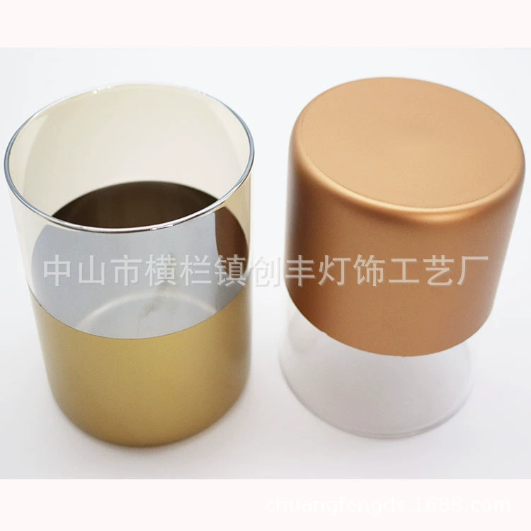 Пользовательские электронные свечи стеклянная чашка свечах стеклянная оболочка Ароматерапевтическая восковая стеклянная маска воск лак выпекать стекло