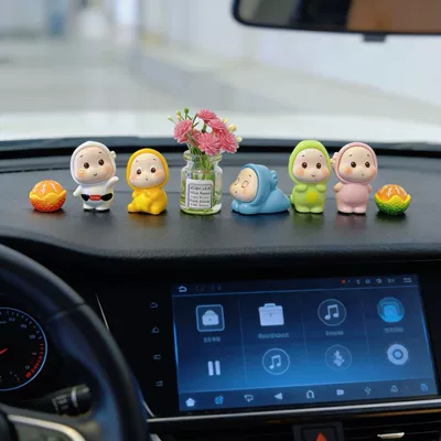 2026 New Cute Pajama Healing Star Doll Decoration for Car, Office, Computer, and Dashboard