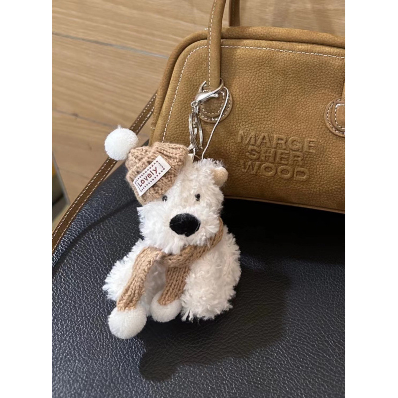 웨스트 하이랜드 모자 스카프 가방 걸이/열쇠고리