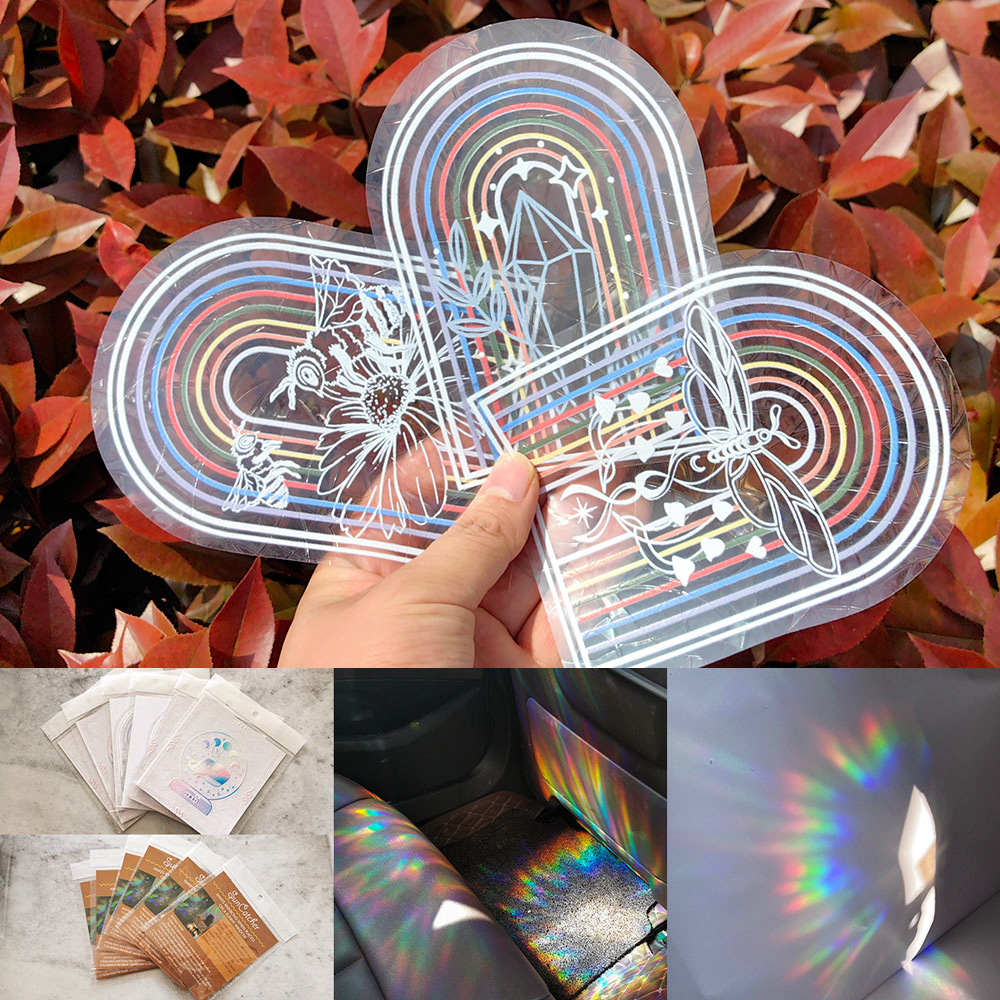 RPS106-126 Cross-border Rainbow Prism Electrostatic Glass Sticker Sun Catcher Window Film