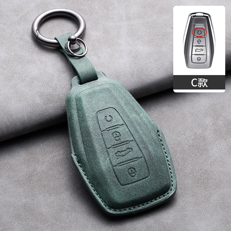 Geely C 다크 그린 링 버클
