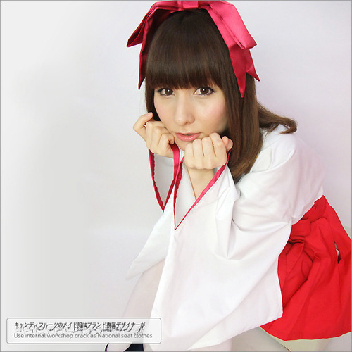 Red bow tie Kimono Cosplay Short Lolita Costume Cosplay Costume Ancient Costume Chrysanthemum Witch Girl Costume Anime Costume 
