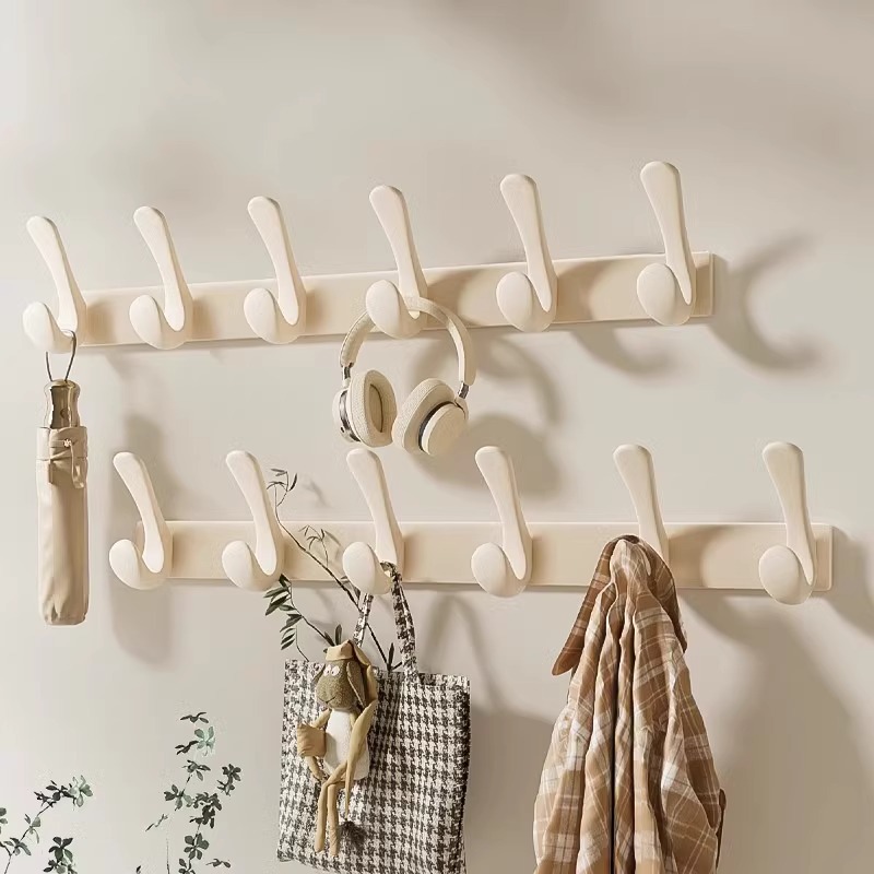 gancho de perforación no perforado tipo pared baño cocina dormitorio puerta de pared percha de ropa fuerte gancho de carga