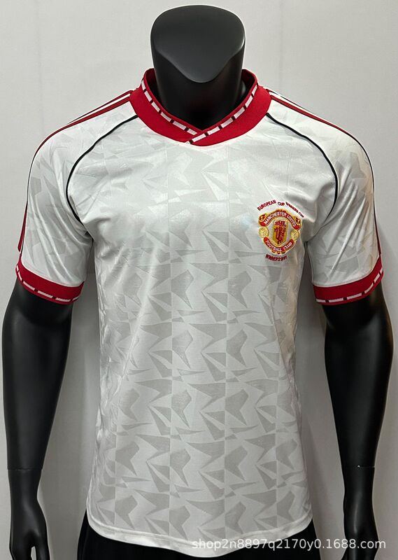 サッカーユニフォームクラブリバプールレトロホームチャンピオンズリーグバージョンレアルマドリードホームジャージクラシックレトロサッカーユニフォーム|undefined