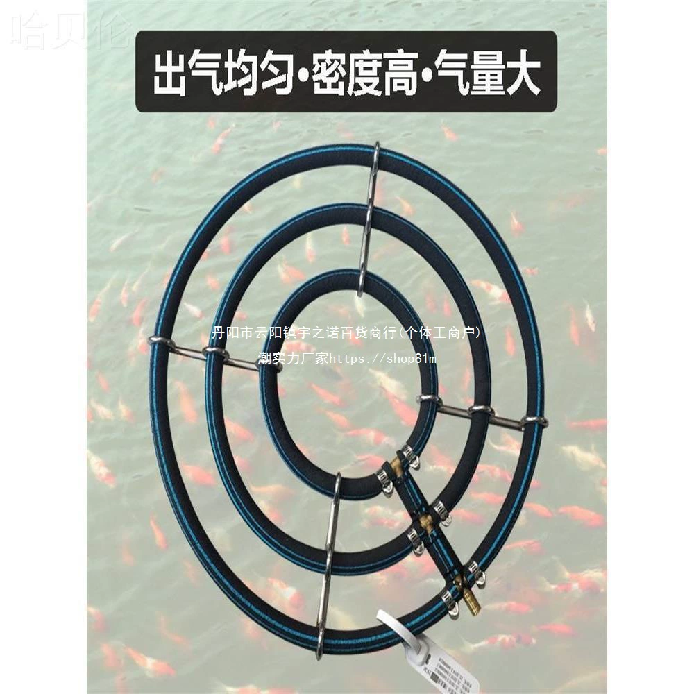 Круговой взрыв газового каменного круга морепродуктов основание рыбного пруда пузырьковый водный кислород из нержавеющей стали нано-кислородный диск выставлен на ферму