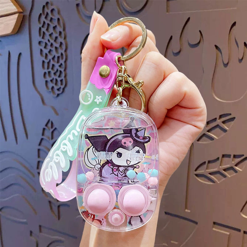 Кулон на брелке (Sanrio) Набор милых силиконовых подвесок — мягкие резиновые талисманчики, подарок на день рождения, различные персонажи
