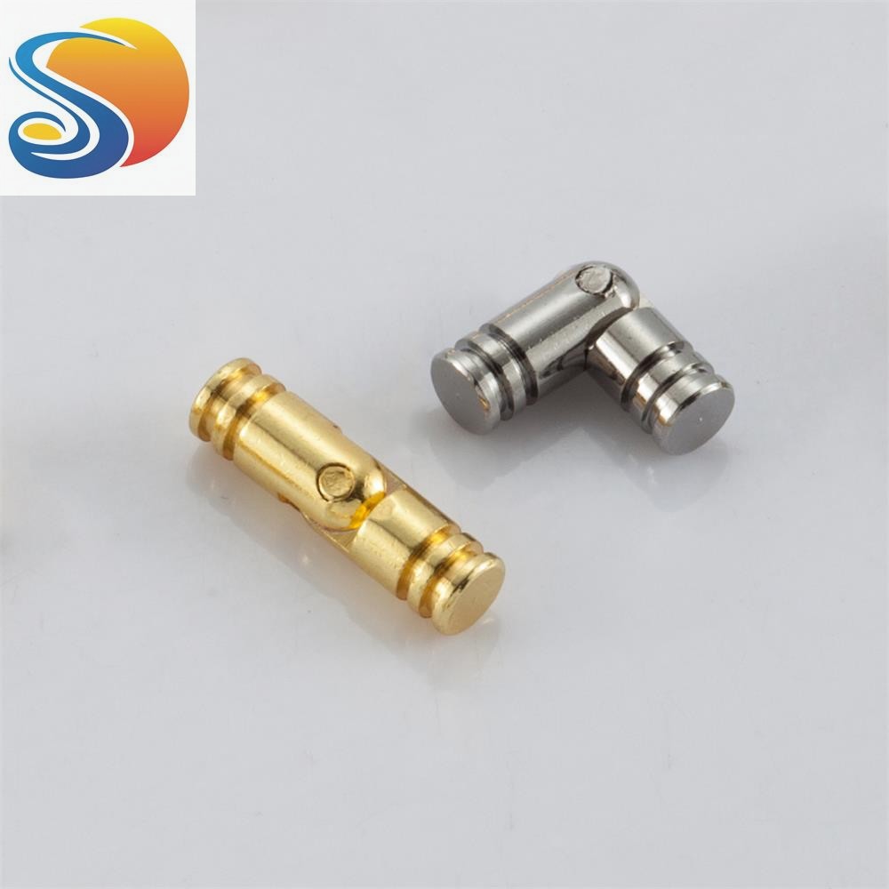 5*19mm铜圆柱合页首饰盒木盒珠宝盒亚克力盒一字铰链