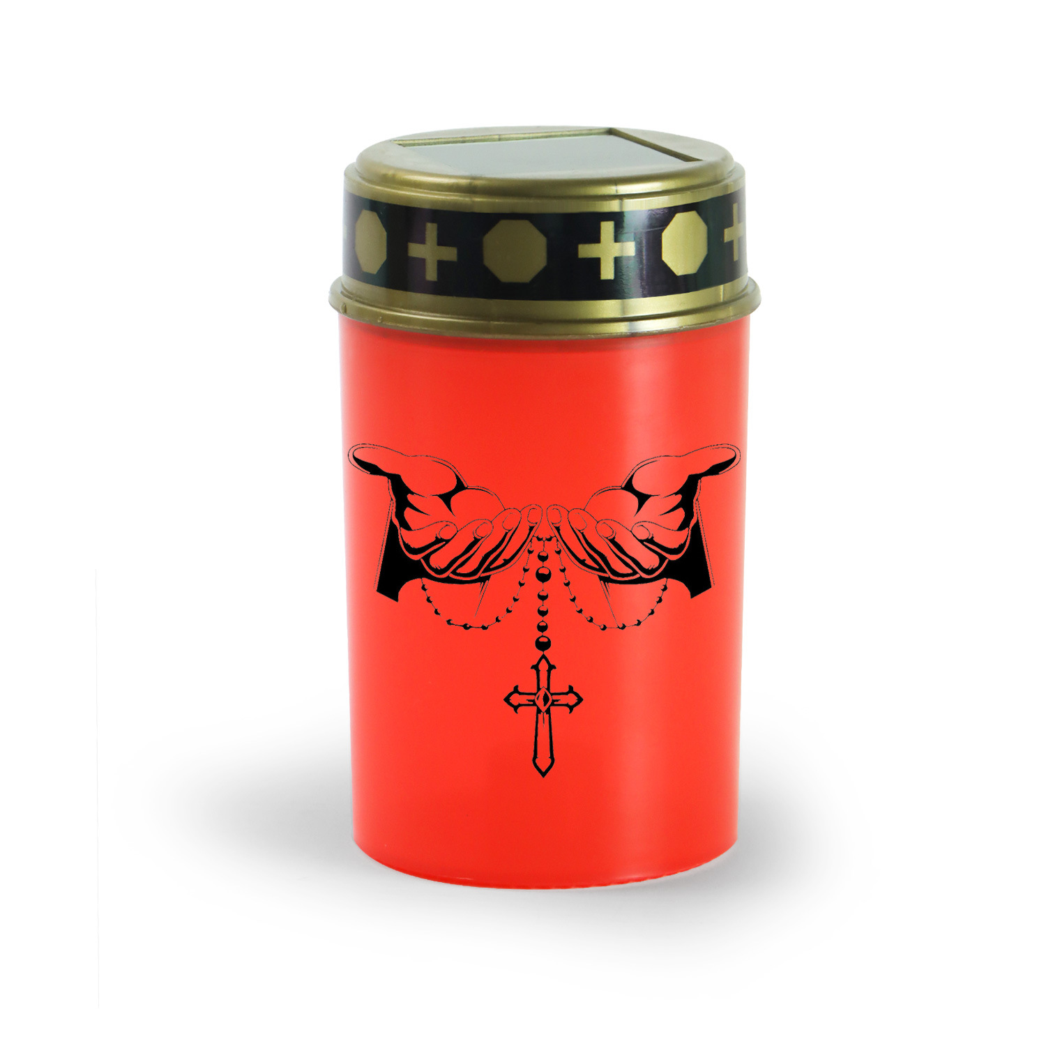 접지 플러그가 없는 6(빨간색 쉘)