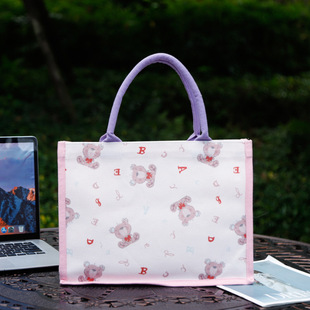 Three-Dimensional Canvas Bag Customized Stereo Tote Bag Cotton Bag Floating Bag Advertising Canvas Bag Handbag Canvas Bag