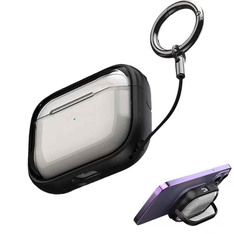 Airpodspro3 Protective Case Is Suitable for Apple Airpods4 Stand Pro Protective Case 2025 Cross-Border Earphone Case