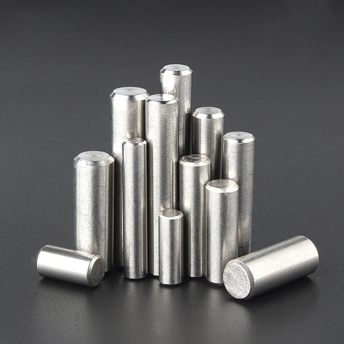 Cylindrical steel pin (304 stainless steel) for M5-M8, solid, chamfered, locating pin, fastening pin, fastener