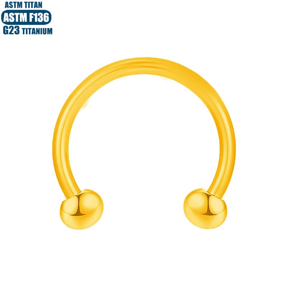 Labret piercing jewelry detail image